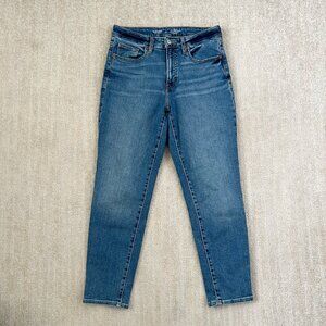 Old Navy OG Straight High Rise Blue Jeans 8 Short